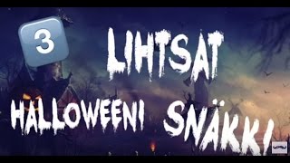 3 lihtsat halloweeni snäkki [upl. by Nassah]