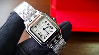 Cartier Panthère de Cartier medium steel WSPN0007 [upl. by Magill]