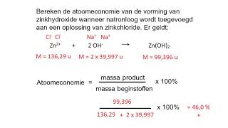 Oefeningen met atoomeconomie en E factor [upl. by Aramoix]