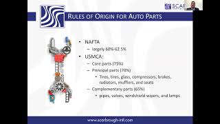 Automotive Rules of Origin in USMCA Auto Parts new NAFTA [upl. by Mukul406]