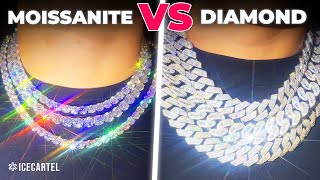 Moissanite vs Diamond  Can you tell the difference [upl. by Yssor168]