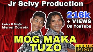 MOG MAKA TUZOJRSelvyMyron correia New Konkani song 2020 [upl. by Ellesirg336]