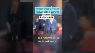 Stadiumi Dridhet nga Shqiptaret len me goj hapur telespektatoret albania dortmund football [upl. by Dre]