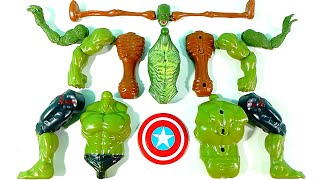 Assemble Lizard VS Hulk Smash VS Siren Head Avengers Superhero Toys [upl. by Aldwon]