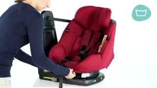 MaxiCosi AxissFix  How to wash and clean the AxissFix car seat [upl. by Atinahs]