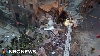 New footage shows the moment a New York building collapses [upl. by On799]