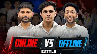 Online vs Offline Battle 🔥  Class 9th and 10th  Next Toppers [upl. by Ecnerret]