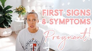 Symptoms of Pregnancy FIRST WEEKS Signs to look out forHow I knew [upl. by Eisor]