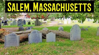 Salem Massachusetts in a Day  Salem Witch Trial Memorial and Cemetery Tour [upl. by Alesandrini]