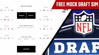 Who will YOUR NFL team draft NFL Mock Draft Simulator MDS [upl. by Asiuqram]