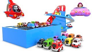 Toy Cars Parking Videos for KIDS  Assembly of Parking Track [upl. by Laen]