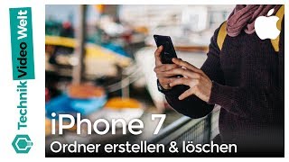 iPhone 7 Ordner erstellen und löschen [upl. by Enaywd]