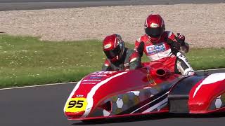 2024 Hoosier British Sidecars Donington Park Race 2 highlights [upl. by Natanoy]