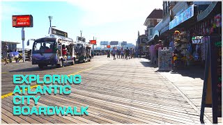 Visiting Atlantic City Boardwalk [upl. by Call]