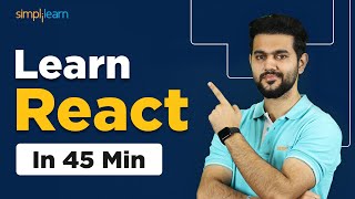 React Tutorial For Beginners  Learn React JS In 45 Minutes  ReactJS Basics  Simplilearn [upl. by Davenport]