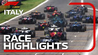 Race Highlights  2022 Italian Grand Prix [upl. by Baillie]