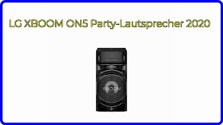 BEWERTUNG 2024 LG XBOOM ON5 PartyLautsprecher 2020 WESENTLICHE Einzelheiten [upl. by Imuya286]