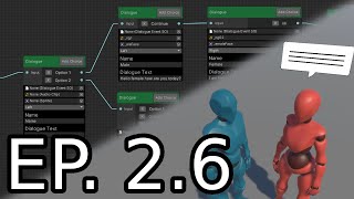 Unity Dialogue Editor Tutorial made with graph view Part 26  Nodes [upl. by Jerol]