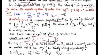 Frobenius Method Part 2 when roots of indicial equation equal [upl. by Addie]