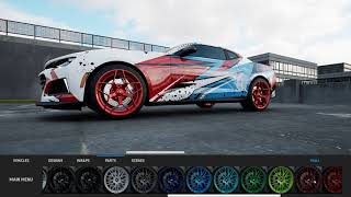 Chevrolet Camaro wrap design  Footage from 3D Changer PRO 2 [upl. by Lasyrc]