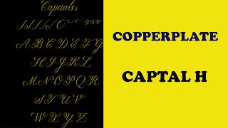 Write messily but in copperplate to begin write copperplateWORD H [upl. by Drarig72]