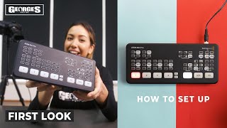 Blackmagic ATEM Mini PRO Handson  How to setup [upl. by Azirb]