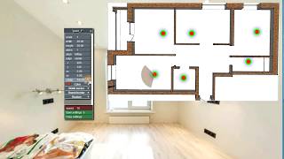 Placement of points with radars on the floor plan Krpano [upl. by Eenrahc639]