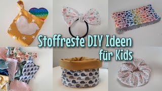 5 DIY Geschenkideen für Kinder  mit Stoffreste  Nähen OHNE Schnittmuster  Anfänger  Nähtinchen [upl. by Newfeld]