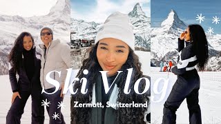 SKI VLOG ⛷❄️ Skiing in the Swiss Alps Come to Zermatt Switzerland with us Best Ski Trip ever [upl. by Anama]