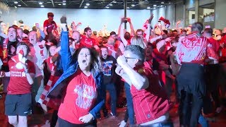 Liverpool Fans React To Mo Salahs Penalty In Champions League Final [upl. by Freddy]