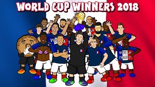 🇫🇷🏆 FRANCE WIN THE WORLD CUP 🏆🇫🇷 France vs Croatia 42 Highlights Goals Parody 2018 [upl. by Braswell]