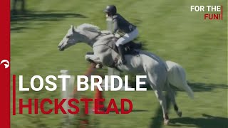 Harriet Biddick loses her bridle at the Al Shiraaa Hickstead Derby  Speed Derby 2023 🫣 [upl. by Darell]