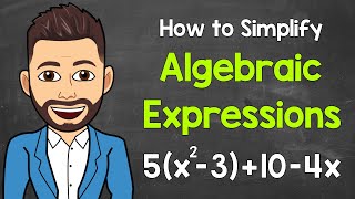 Simplifying Algebraic Expressions  Distributive Property amp Combining Like Terms  Math with Mr J [upl. by Aihsik]