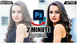 How to Fix Overexposed Photos in Photoshop 2MinuteTutorial [upl. by Enylecoj984]