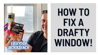 How to easily fix a drafty window [upl. by Anaimad]