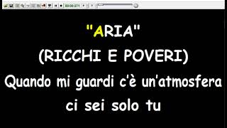 Ricchi E Poveri  Aria Karaoke Devocalizzata [upl. by Heer]