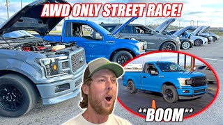 I CALLED OUT 7 Cars To A Street Race… But Blew My Engine Trying To Win [upl. by Gimpel625]