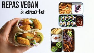 1 SEMAINE DE REPAS À EMPORTER  Vegan Lunch Box [upl. by Artenak]