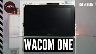 WACOM ONE recensione il DISPLAY con PENNA senza BATTERIA dalla qualità ECCELLENTE [upl. by Enehpets]