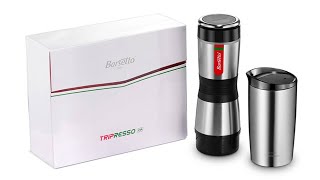 Barsetto Tripresso Portable Small Coffee Maker [upl. by Nauqe340]