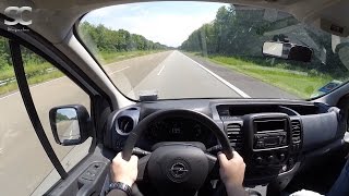 Opel Vivaro B 16 CDTI 2014 on German Autobahn  POV Top Speed Drive [upl. by Sera]