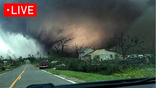 The MOST INSANE Live Storm Chasing Moments of 2023 [upl. by Doane]