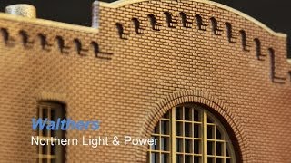 HO Scale Building Construction Northern light amp Power Build painting and weathering [upl. by Raddie203]