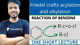 friedel crafts alkylation and acylation mechanism  reaction of benzene  reaction of benzene sgsir [upl. by Fitalludba]