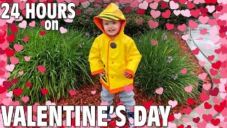 24 Hours with 6 Kids on a Rainy Valentines Day [upl. by Delora89]