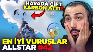 KAR98 İLE HAVADA İKİLİ KARBON ATTI 😮 EN İYİ VURUŞLAR ALLSTAR 42  PUBG MOBILE [upl. by Armando]