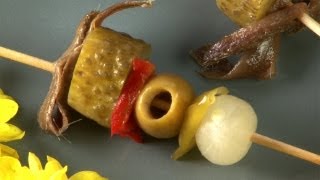 Rezept Spanische Banderillas Tapas [upl. by Otilrac553]