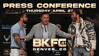 BKFC 41 PostEvent Press Conference presented by Bucked Up  Live [upl. by Namya]