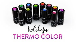 Manicure hybrydowy Lakier termiczny Thermo Color [upl. by Naoj433]