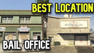 Gta 5 Best Bail Office Location  Bottom Dollar Bounties Update [upl. by Aniger]